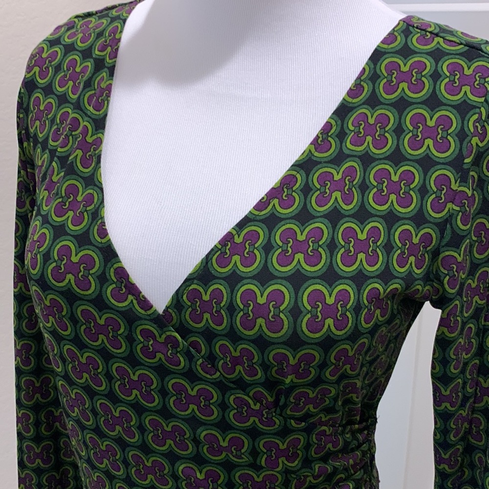 London Times Faux Wrap Dress - Picture 6 of 16